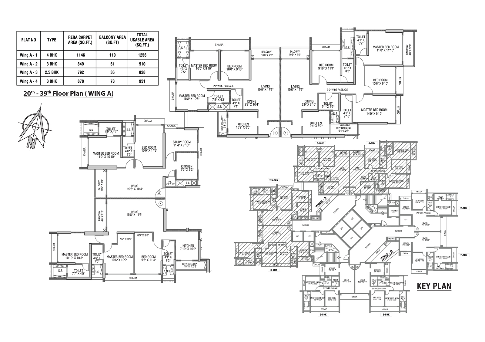 Gundecha Rexon Suites Phase 1 Floor Plan