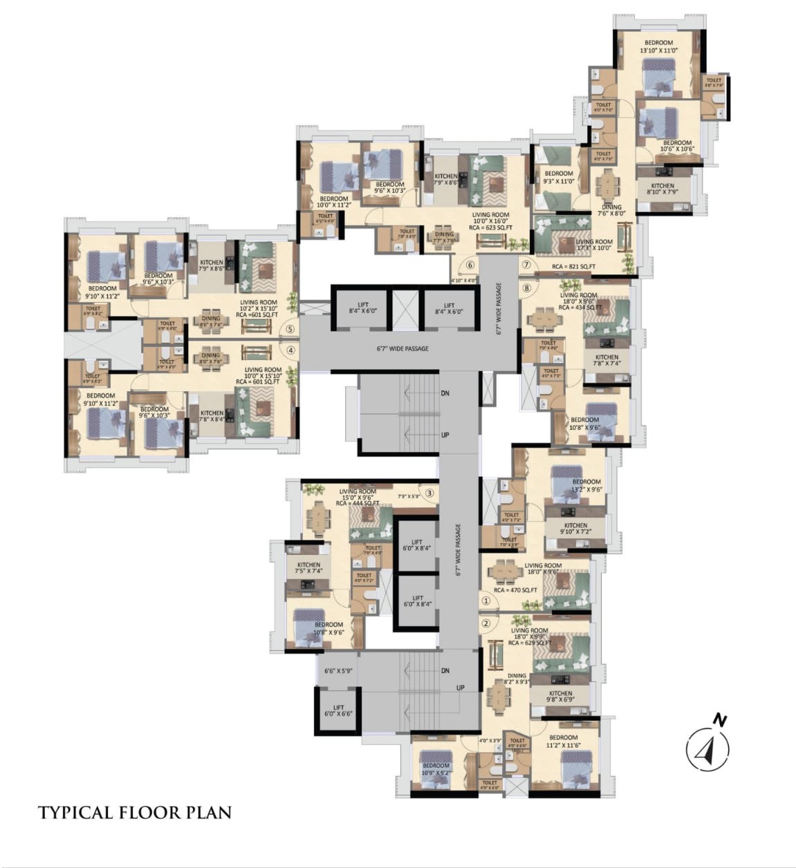 Nemi Bhavan Floor Plan